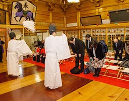 おこもり祭の様子