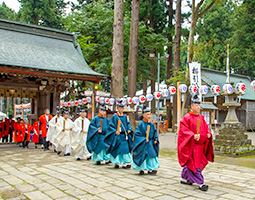 秋季大祭の様子